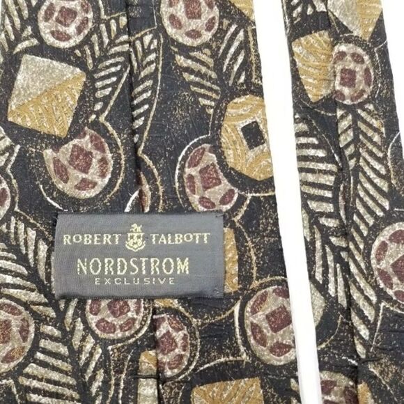 Robert Talbott Nordstrom Golden Leaf Necktie - Picture 4 of 6